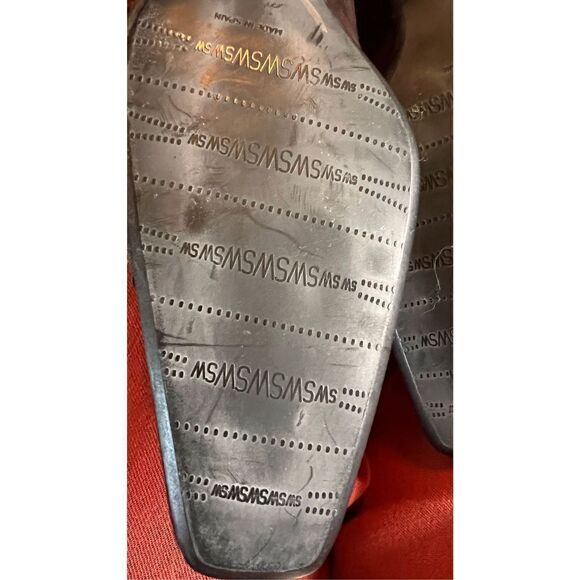 STUART WEITZMAN BROWN SUEDE KITTEN HEEL SHOES SIZE 8N - Picture 9 of 10